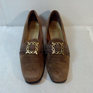 Piatto Brown Low Heel Shoe Size 10B
